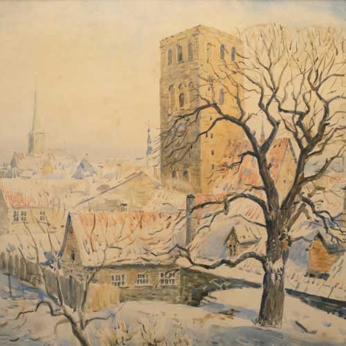 Tallinna vaade Niguliste kirikuga