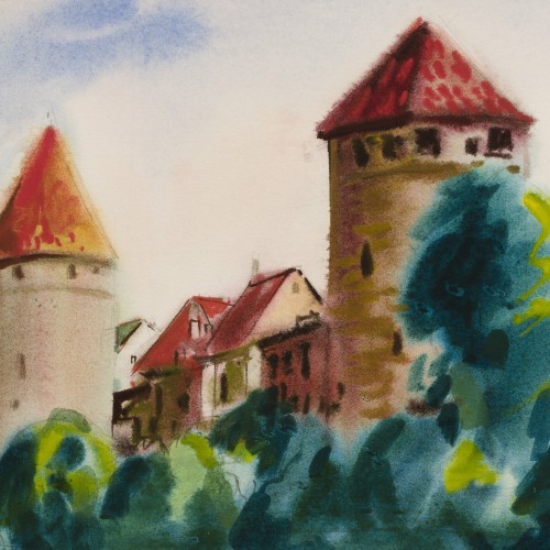 View of Tallinn. Towers' Square (17023.4533)