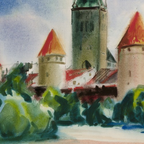 View of Tallinn. Towers' Square (17023.4534)
