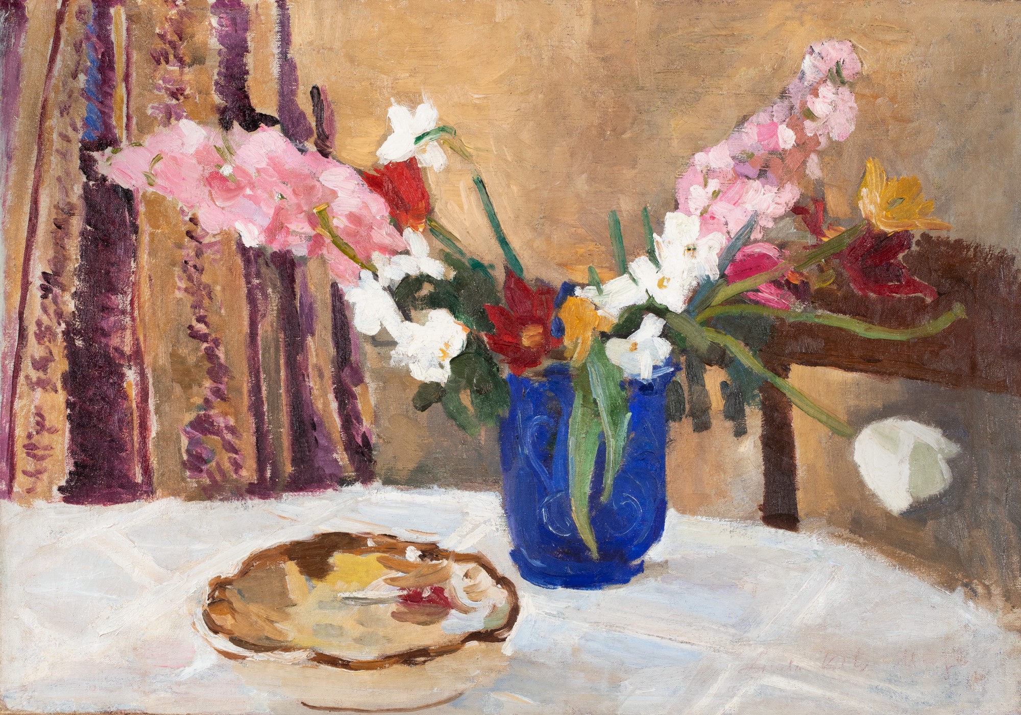 Linda Kits-Mägi "Flower Vase on the Table"