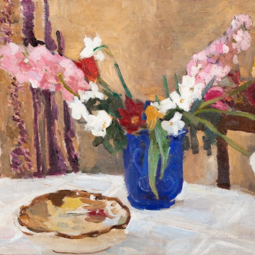 Linda Kits-Mägi "Flower Vase on the Table"