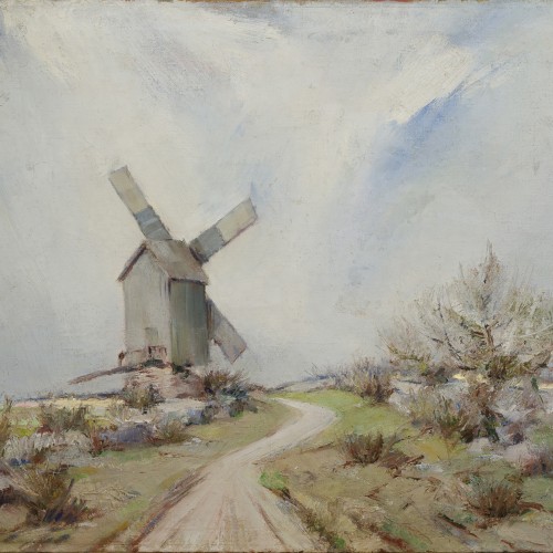 Landscape With Windmill