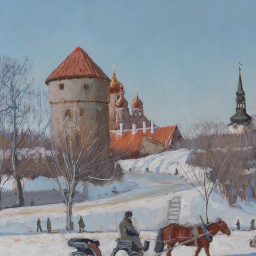 Winter Landscape of Tallinn