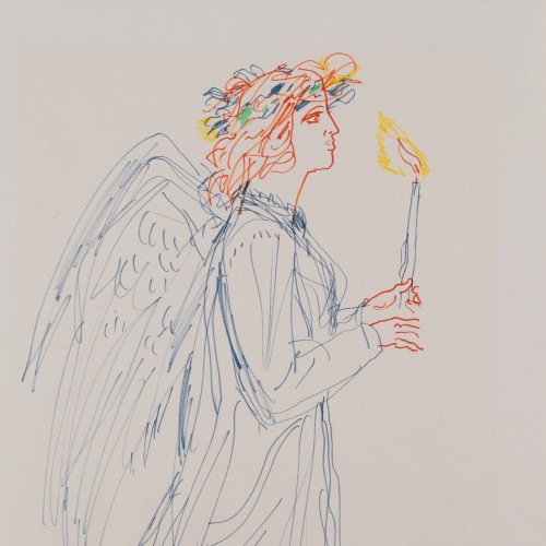 Evald Okas "Angel With A Candle"