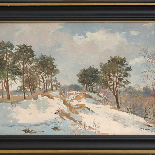 Winter Landscape with Pine Trees (18642.9848)