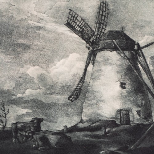 Olga Terri "View with a Windmill"