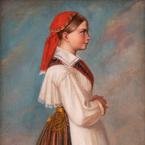 Theodor Albert Sprengel "Girl from Hiiumaa"