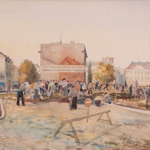 Nigul Espe "Construction of a New Main Street in Tartu"