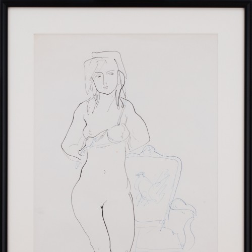 Standing Nude with a Chair (19855.16130)