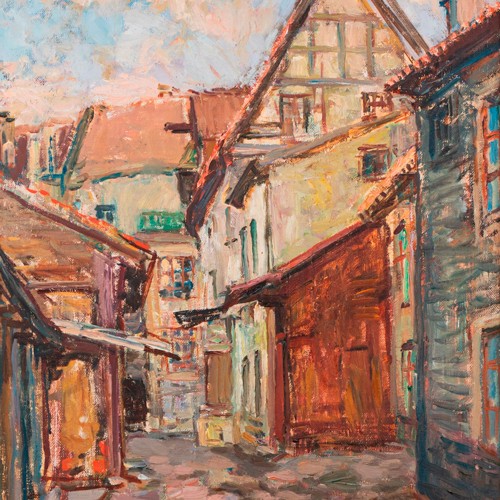 Valerian Loik "View of Old Town"