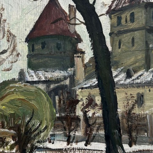 Jaan Tuuling "First Snow in Tallinn"