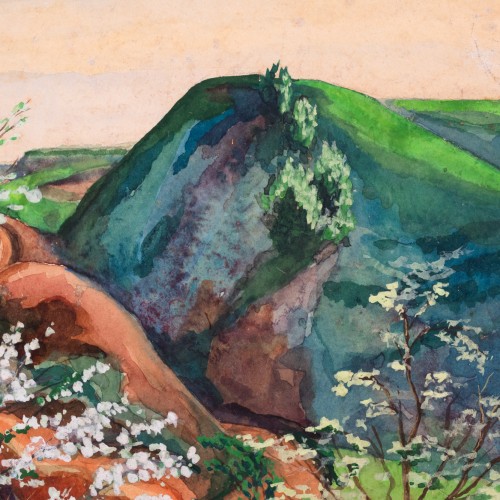 Landscape with Blooming Trees (20431.21490)