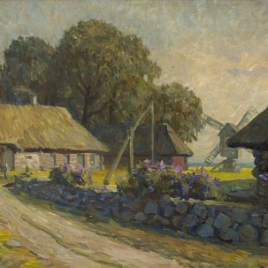 Vana talu Saaremaa rannikult