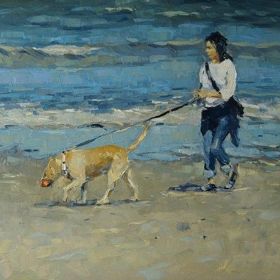 Stanislav Antipov "Mere ääres jalutamas"