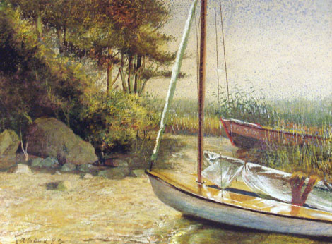 Paadid Võrtsjärve ääres