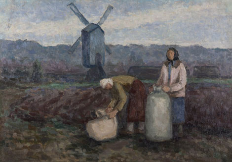 Sügis.Kartulivõtjad