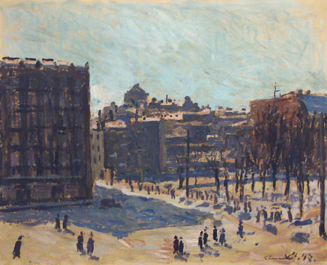 Võidu väljak hämaruses