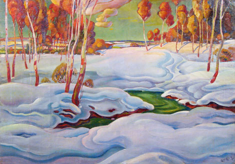 Sügistalvine maastik