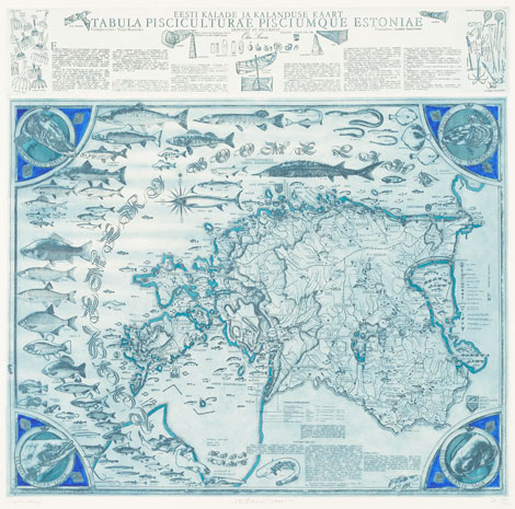 Eesti kalade ja kalanduse kaart