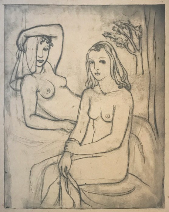 Two Female Nudes