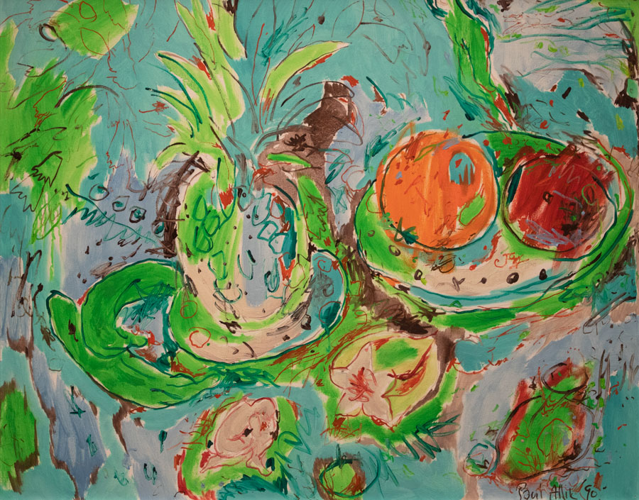 Natüürmort ananassiga