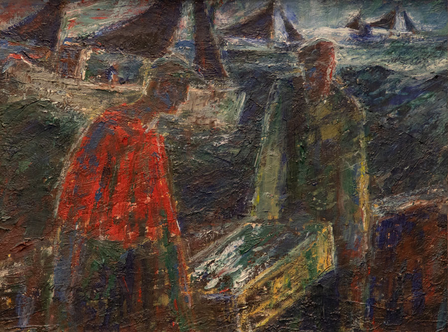 Mehed kalakastidega