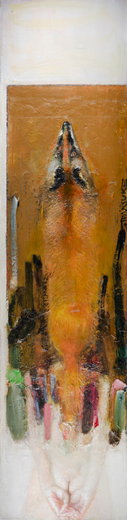 Samastumine pildiga. Punapea vaatab Pääsukese maali