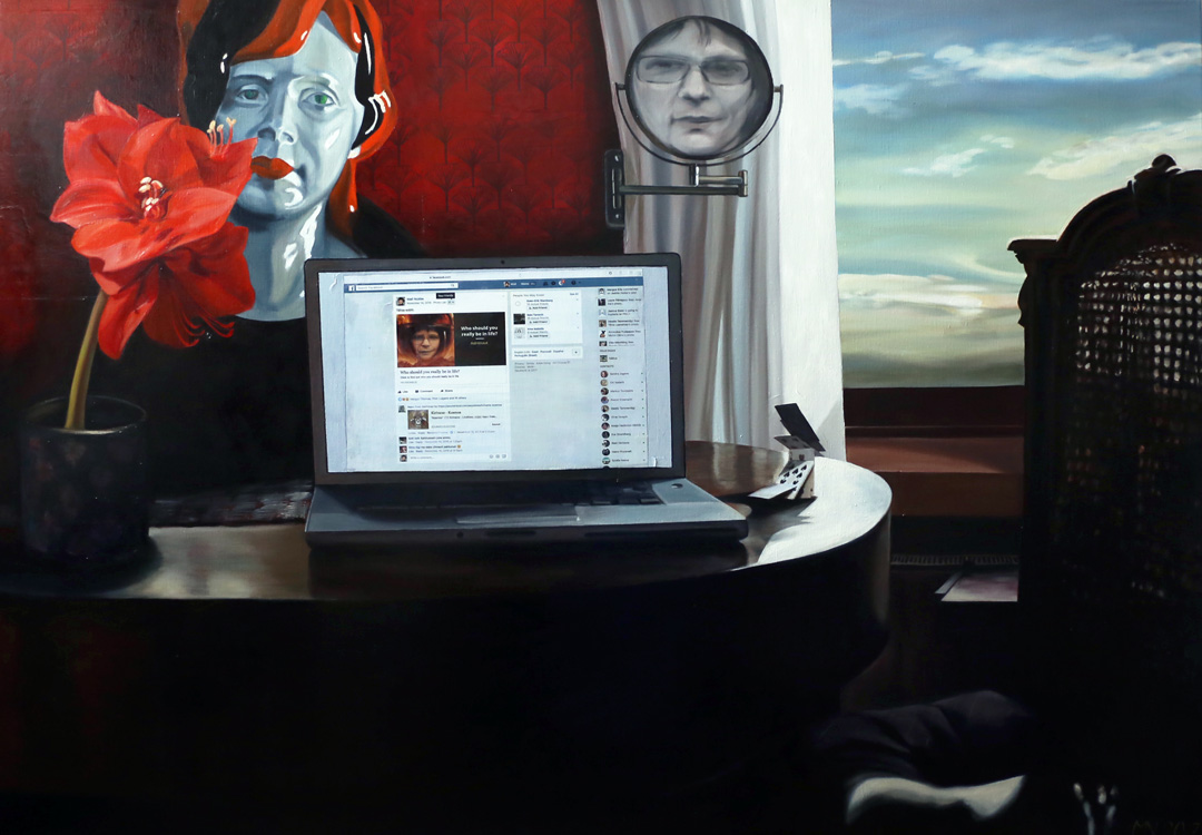 Kolmikportree koos langeva meteoriidiga / Triple Portrait With a Meteorite