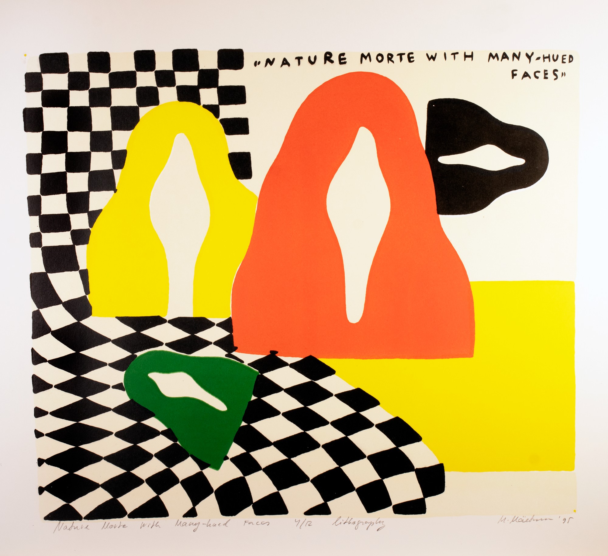 Nature Morte with Many-Hued Faces