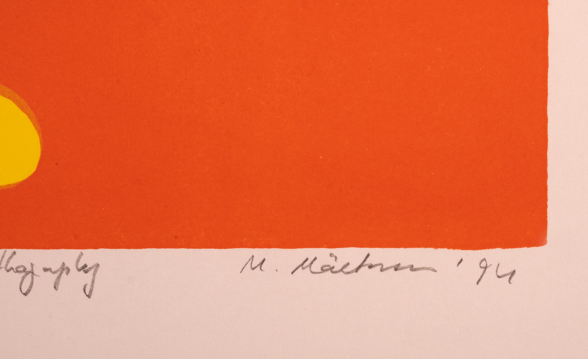 Yellow Rubberboots-Man on a Red Background, 7/14