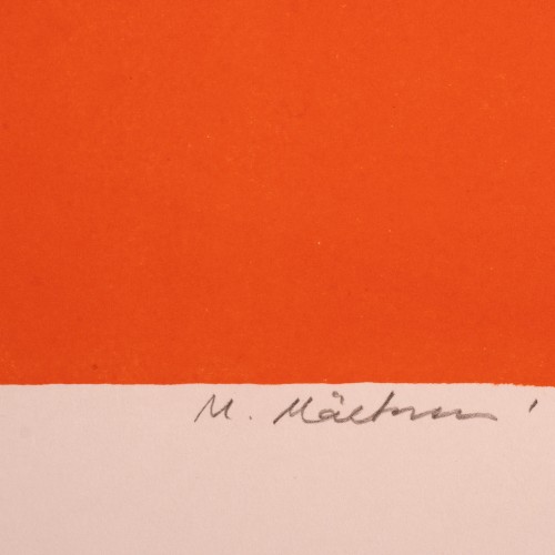 Yellow Rubberboots-Man on a Red Background, 7/14