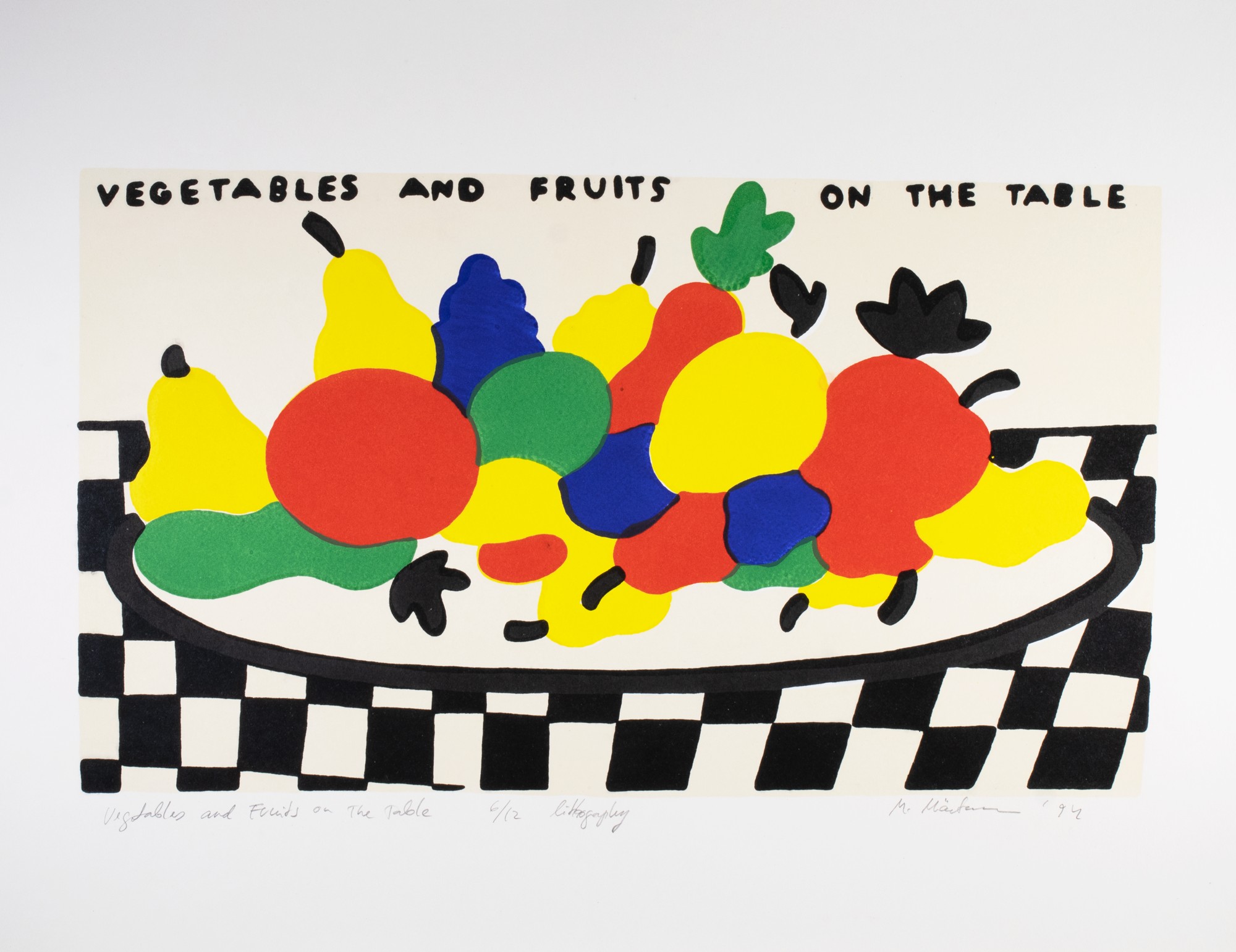 Vegetables and Fruits on the Table