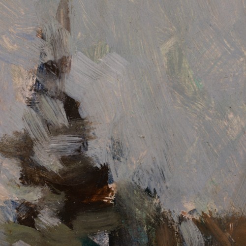 Talvine maastik vana taluga