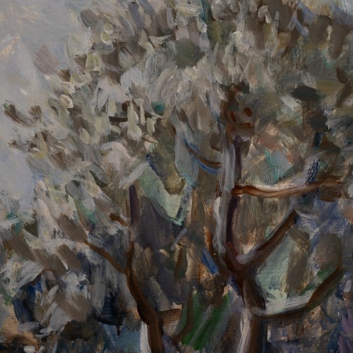 Talvine maastik vana taluga