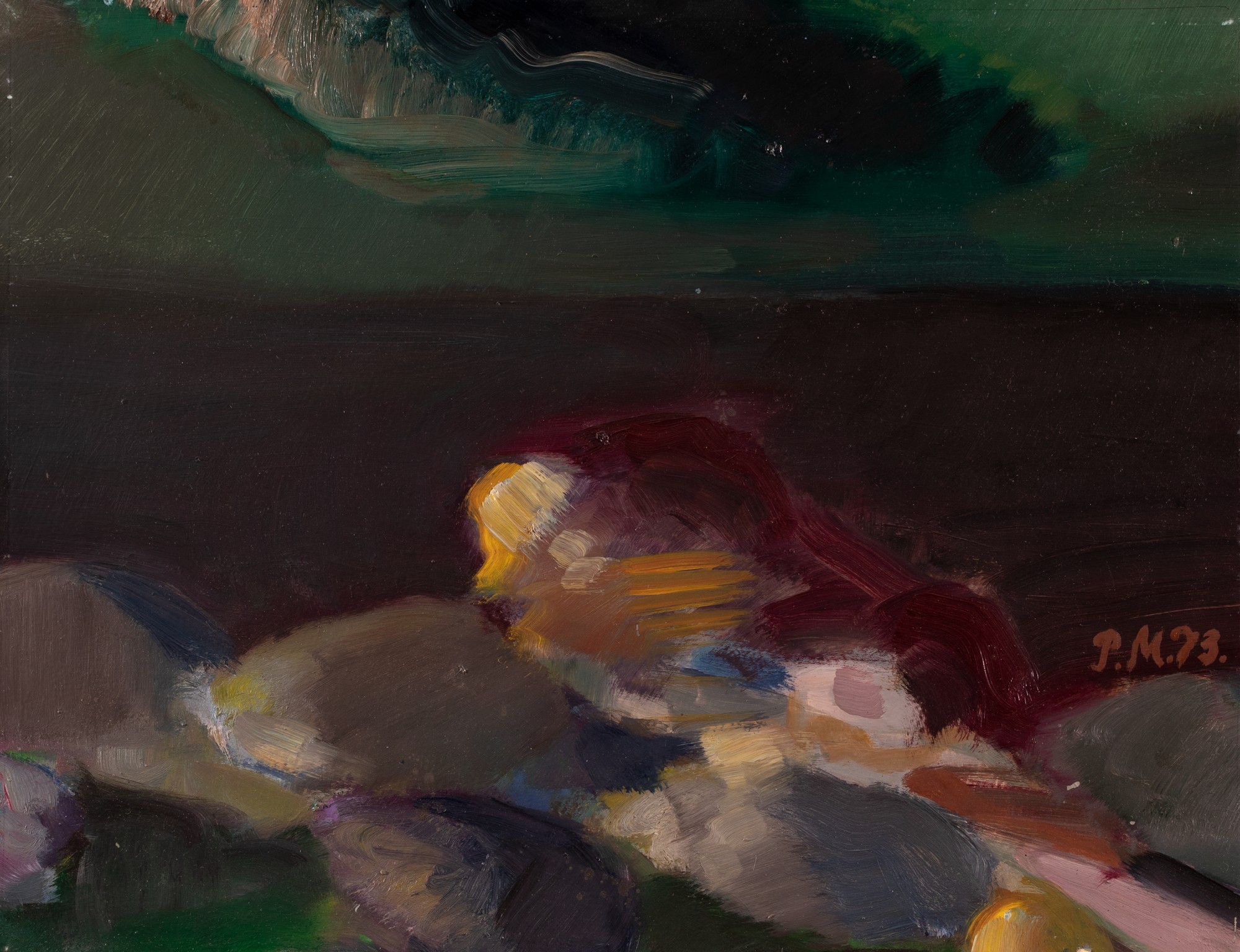 Merine maastik / Kallas