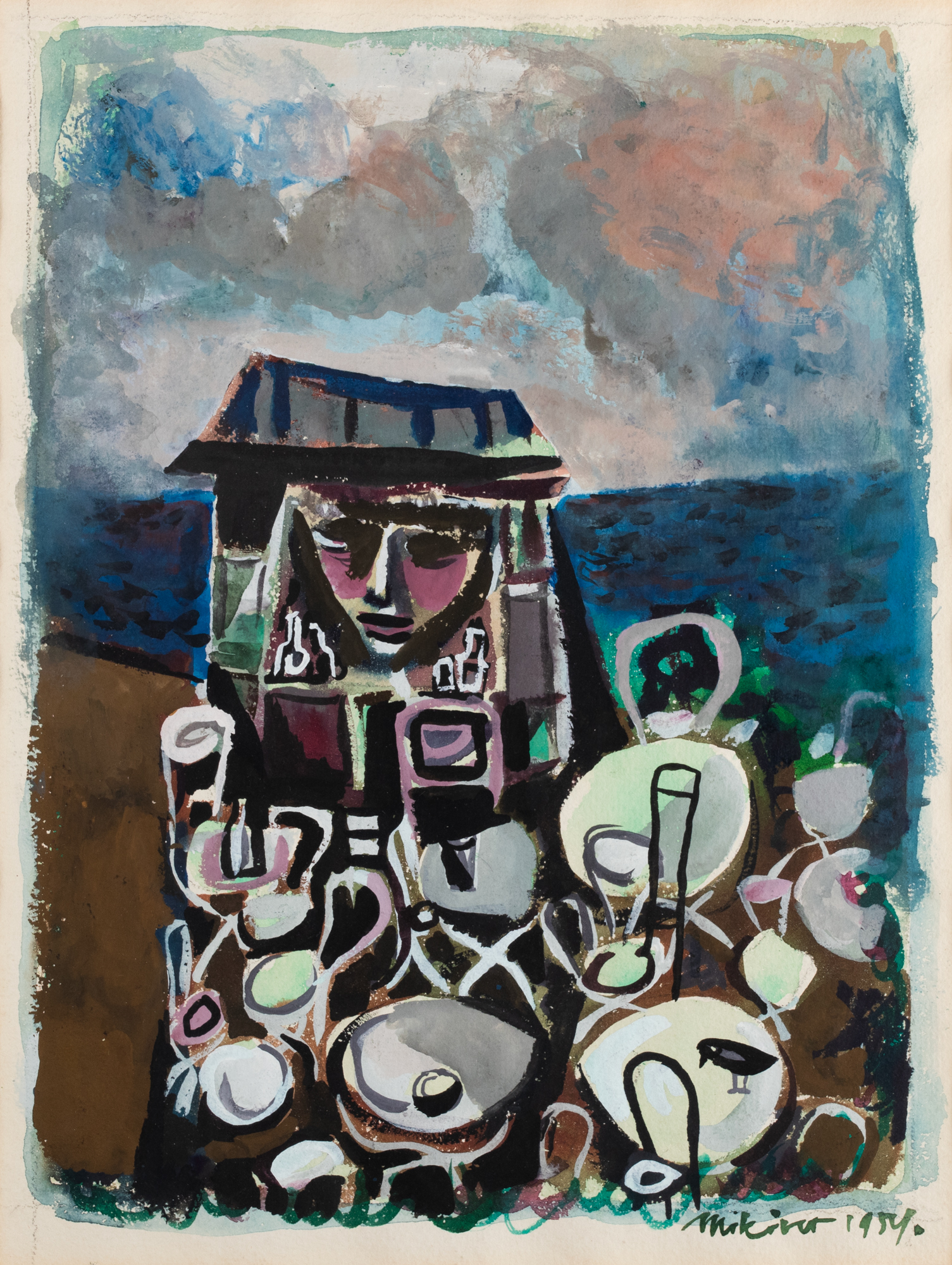 Abstraktne motiiv naisega