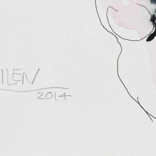 Roheliste juustega akt