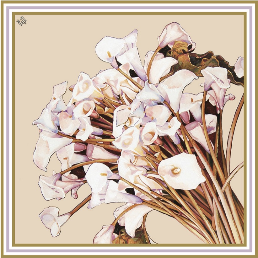 Calla Lily siidisall