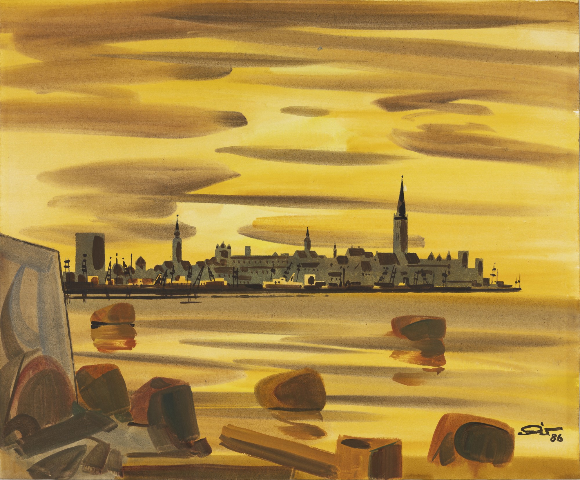 Silhouette of Tallinn