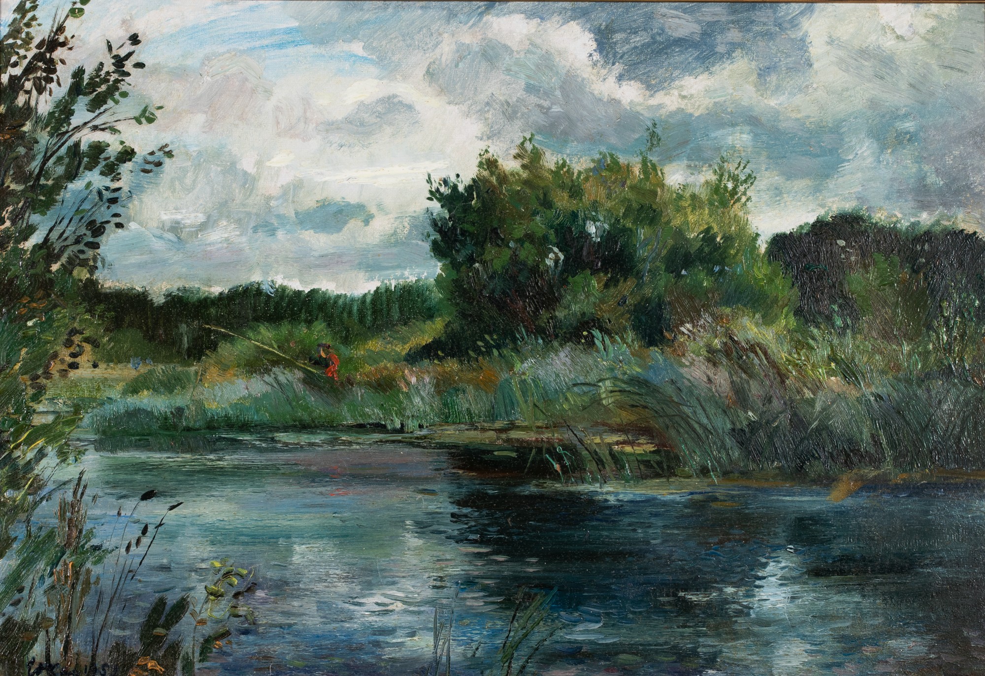 A Fisherman by The River