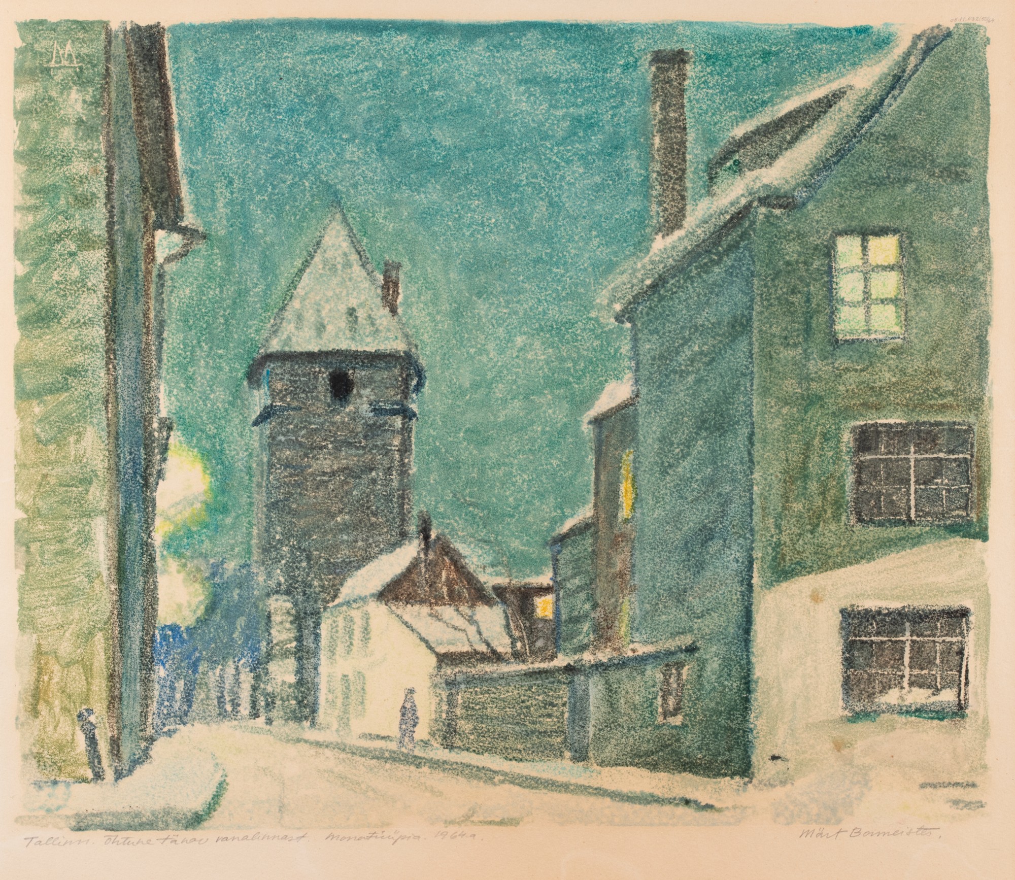 Õhtune tänav Tallinna vanalinnast