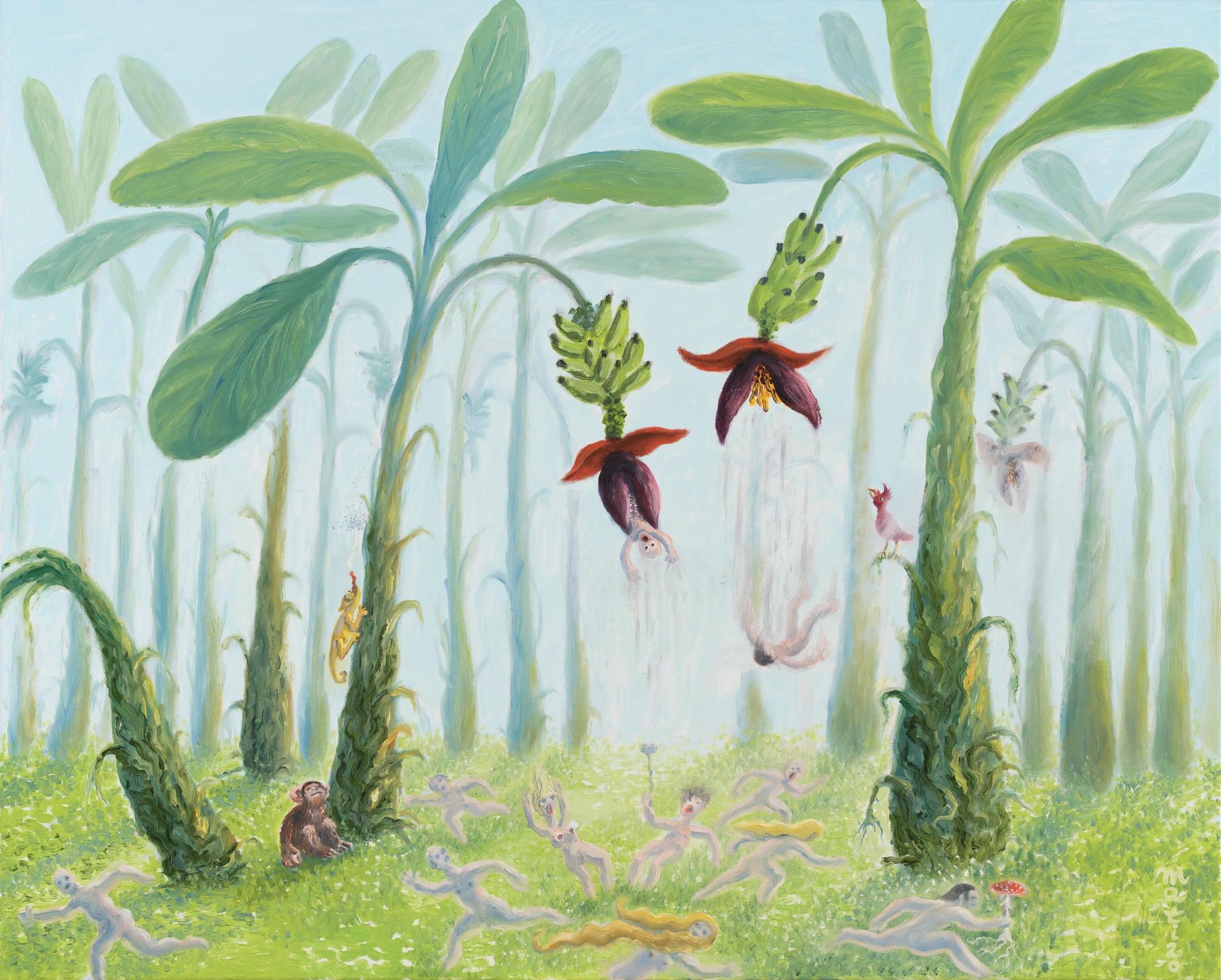 Banaanid söömas turiste