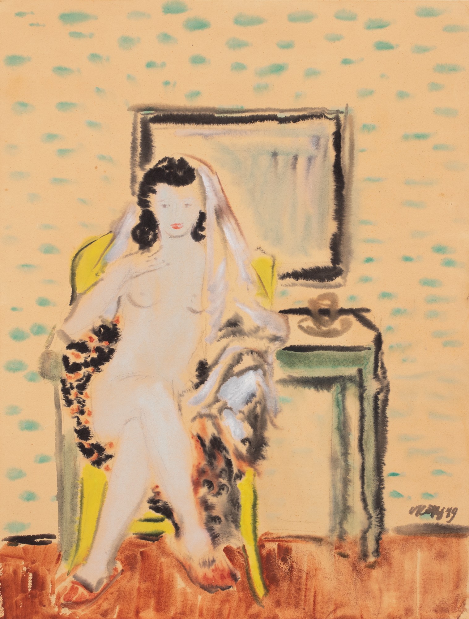 Woman in Her Boudoir