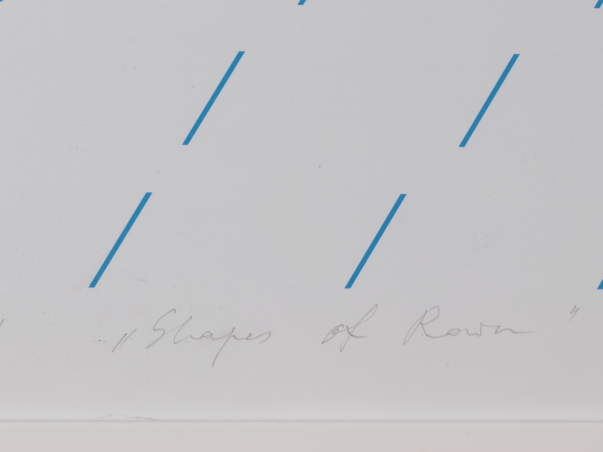 Shapes of Rain VIII/I-X SP II