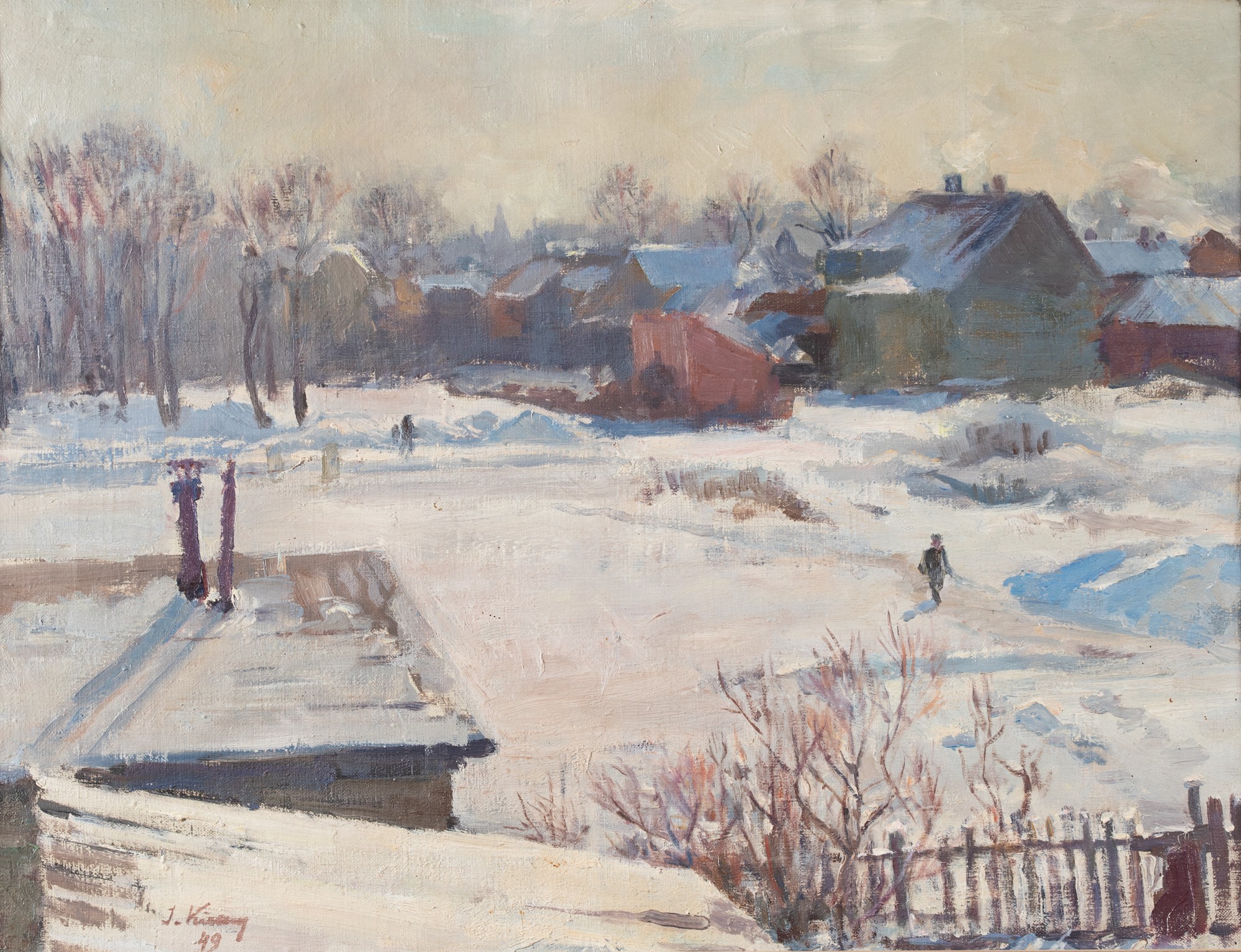 Winter in the Suburb