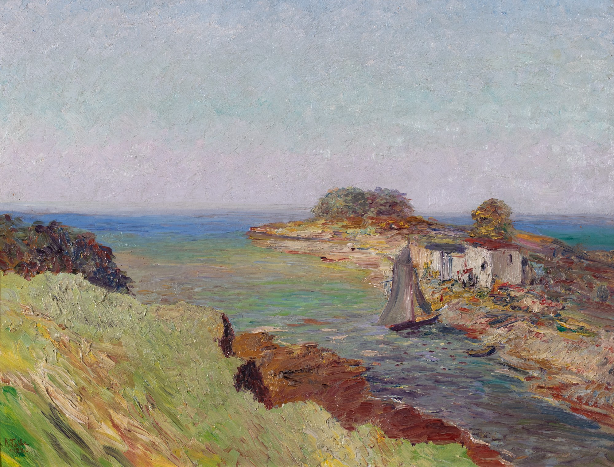 Landscape With Sailboats