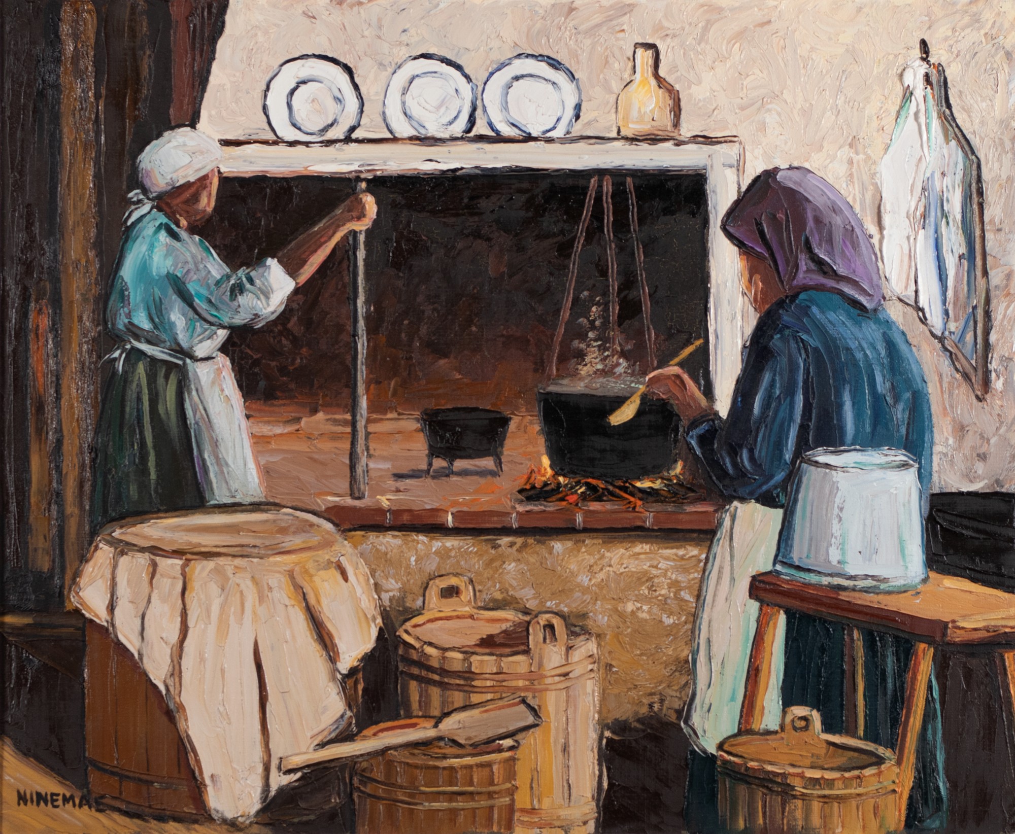 Cooking In a Farm Kitchen