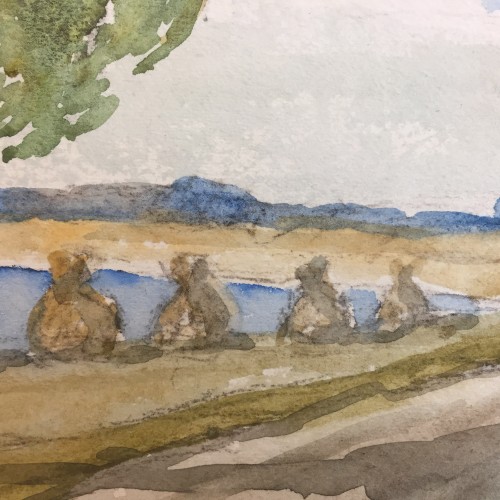 Hilissuvine vaade kaskedega