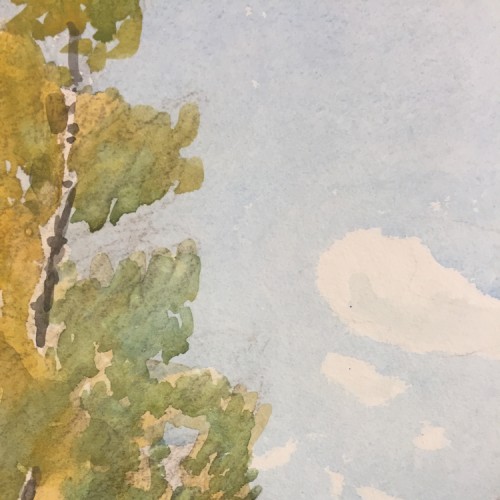 Hilissuvine vaade kaskedega