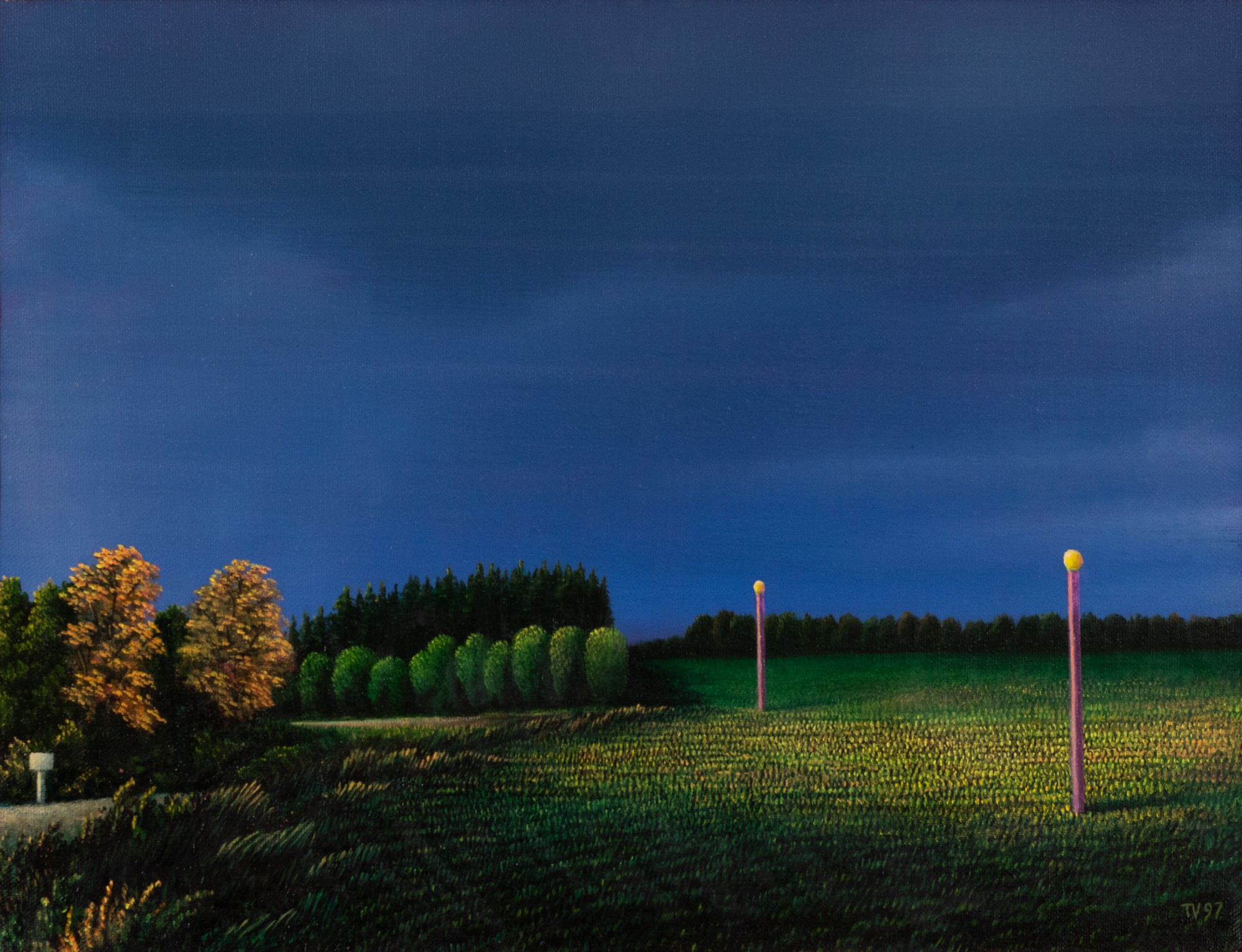Rene Magritte'i kollaste väävlitega tikud